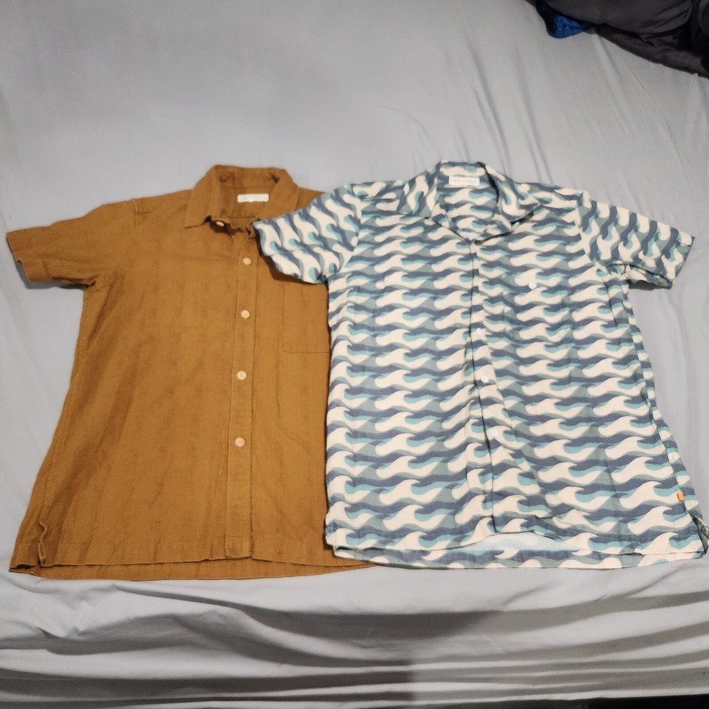 far afield Mens Dress Shirt Lot Of 2 Size 1/small